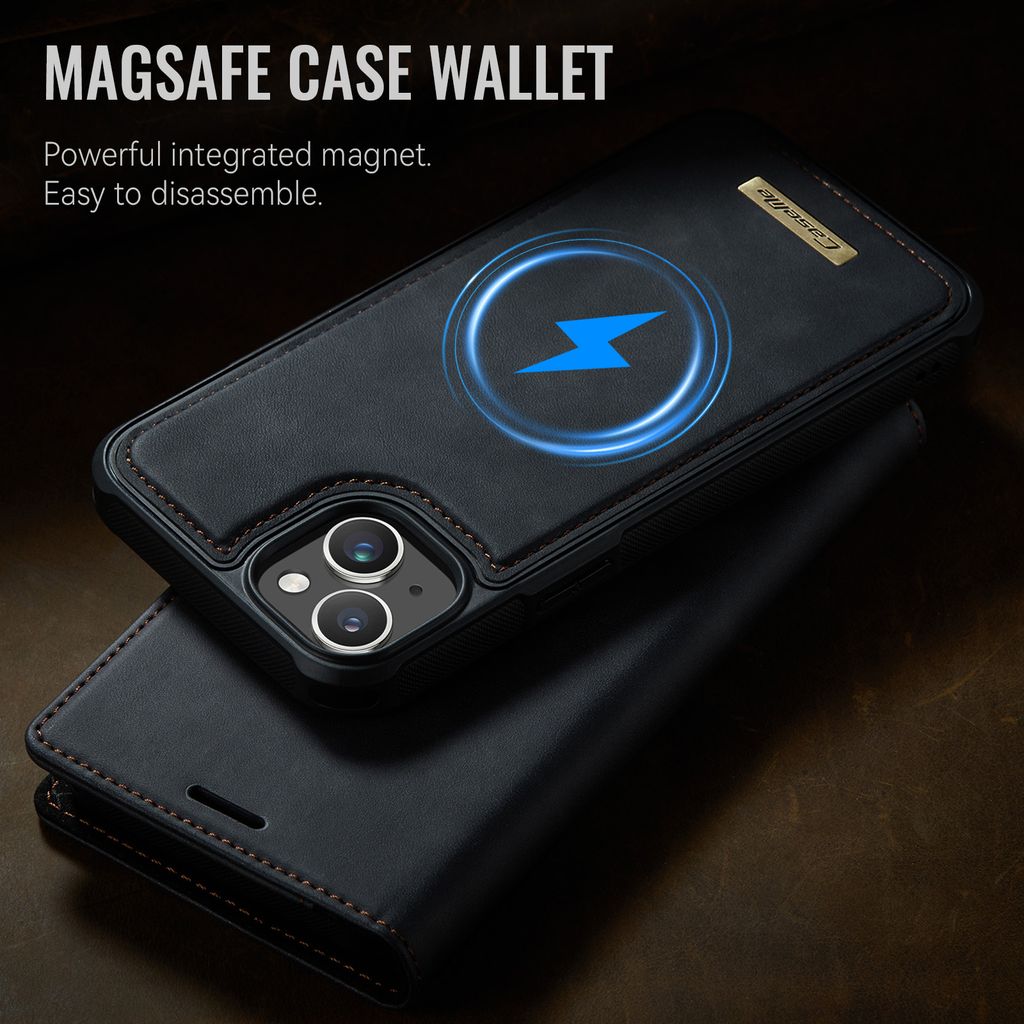 CaseMe iPhone 14 Plus/iPhone 15 Plus Etui C49 Series Svart