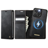 CaseMe iPhone 15 Pro Max Etui C49 Series Svart