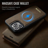 CaseMe iPhone 15 Pro Max Etui C49 Series Brun