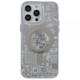 iPhone 14 Pro Max Deksel PQY Geek Series MagSafe Silver