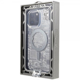 iPhone 14 Pro Max Deksel PQY Geek Series MagSafe Silver