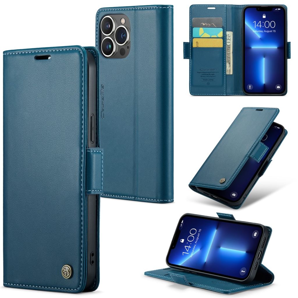 CaseMe iPhone 13 Pro Etui 023 Series Blå