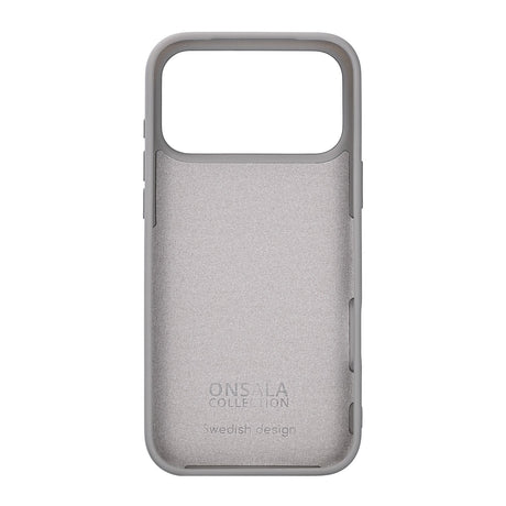 Onsala iPhone 17 Pro Max/iPhone 18 Pro Max Deksel Silikonfølelse Concrete