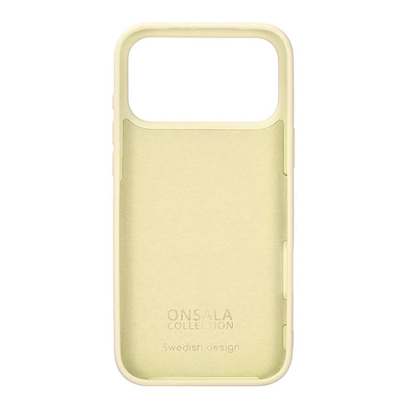 Onsala iPhone 17 Pro Max/iPhone 18 Pro Max Deksel Silikonfølelse Lemon
