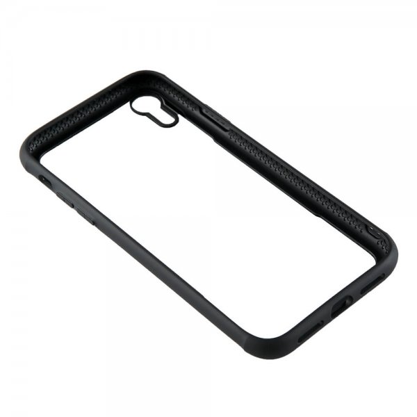 Gear iPhone Xr Deksel Herdet glass Klar Svart