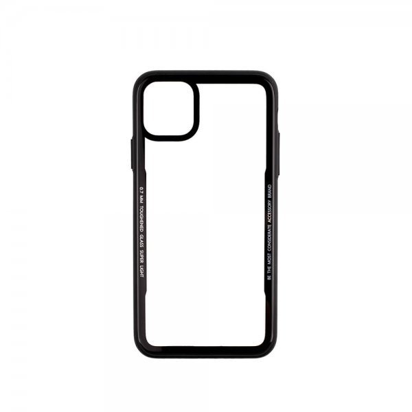 Gear iPhone 11 Pro Max Deksel Herdet glass Klar Svart