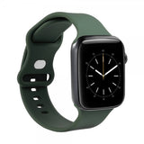 Gear Watch 42mm/Watch 44mm/Watch 45mm/Watch Ultra Armbånd Silikon Olivgrön