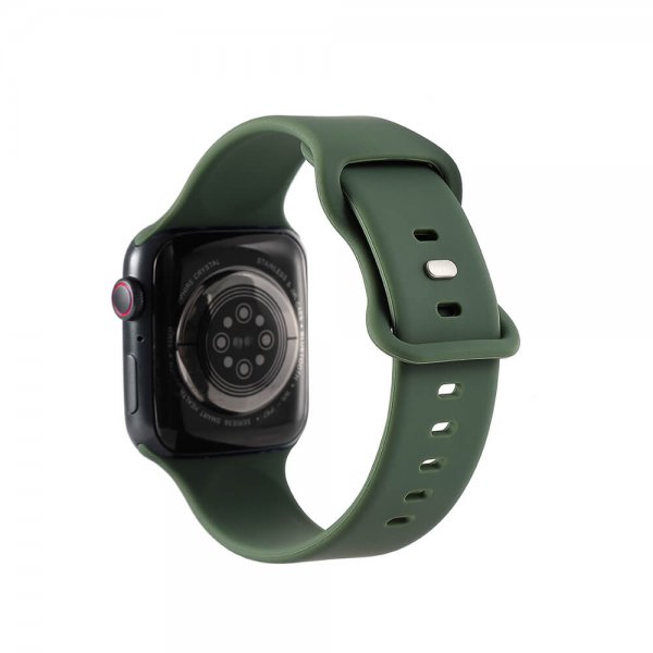 Gear Watch 42mm/Watch 44mm/Watch 45mm/Watch Ultra Armbånd Silikon Olivgrön