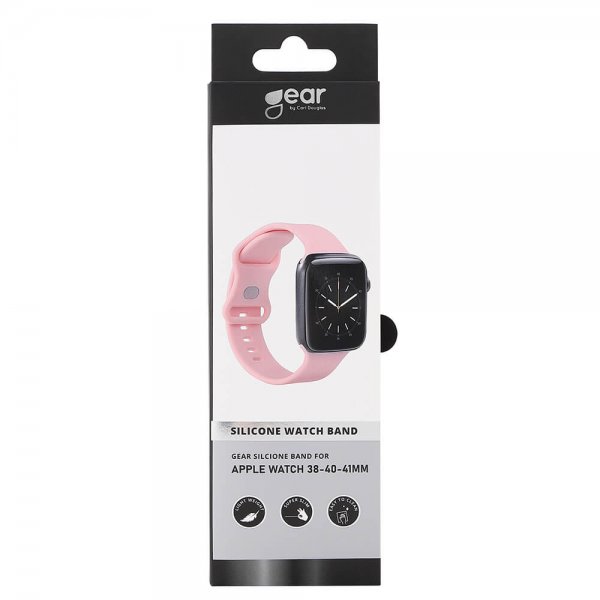 Gear Watch 38mm/Watch 40mm/Watch 41mm Armbånd Silikon Rosa
