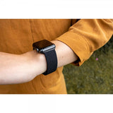 Gear Watch 38mm/Watch 40mm/Watch 41mm Armbånd Flettet Nylon Svart
