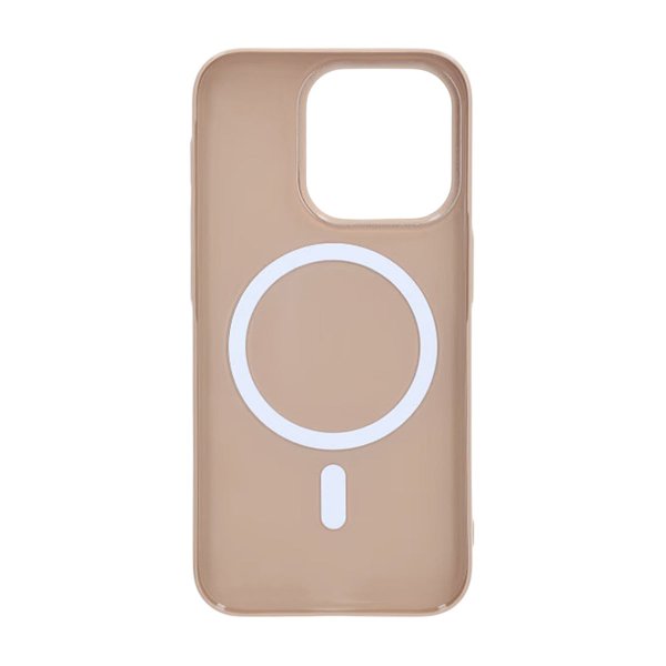 iPhone 15 Pro Deksel TPU MagSafe Glatt Gull