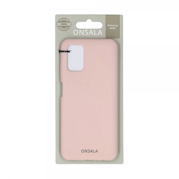 Onsala Samsung Galaxy A03s Deksel Silikon Sand Pink