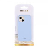 Onsala iPhone 13 Mini Deksel Silikon Light Blue