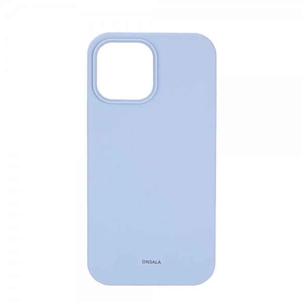 Onsala iPhone 13 Pro Max Deksel Silikon Light Blue