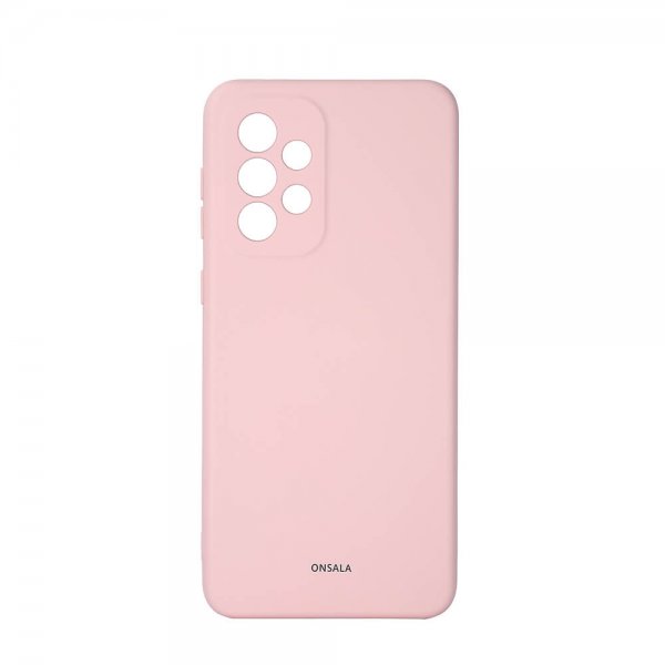 Onsala Samsung Galaxy A33 5G Deksel Silikon Chalk Pink