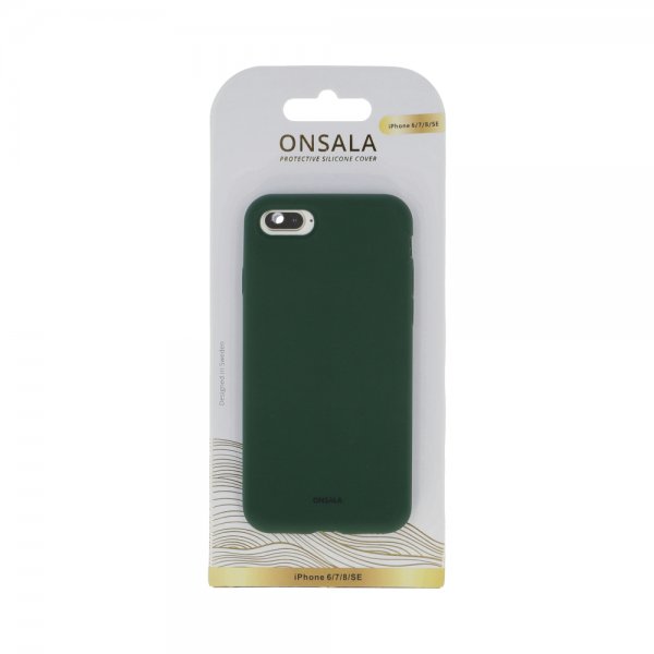 Onsala iPhone 6/6S/7/8/SE Deksel Silikon Olive Green