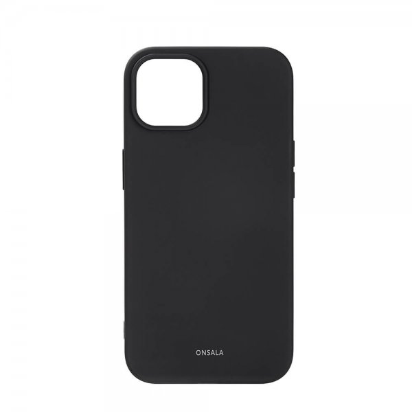 Onsala iPhone 13/iPhone 14 Deksel Silikon Svart