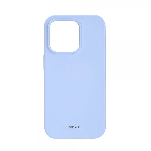 Onsala iPhone 14 Pro Deksel Silikon Light Blue