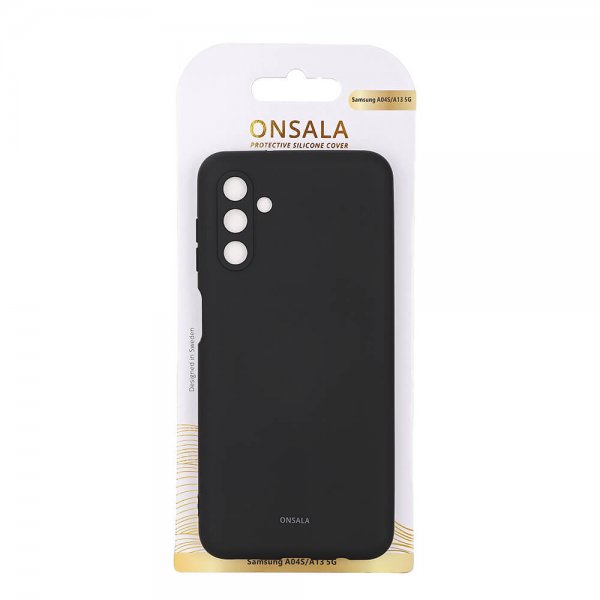 Onsala Samsung Galaxy A13 5G/Galaxy A04s Deksel Silikon Svart