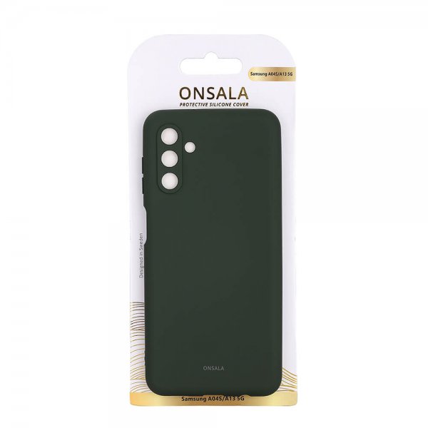 Onsala Samsung Galaxy A13 5G/Galaxy A04s Deksel Silikon Olive Green