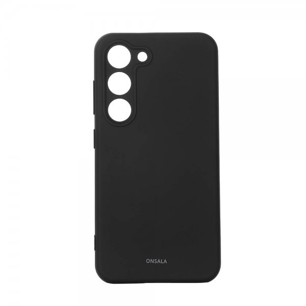Onsala Samsung Galaxy S23 Deksel Silikon Svart