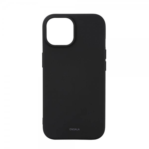 Onsala iPhone 15 Deksel Silicone Touch MagSeries Svart