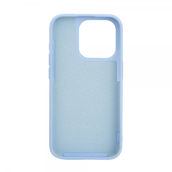 Onsala iPhone 15 Pro Deksel Silicone Touch MagSeries Lyseblå