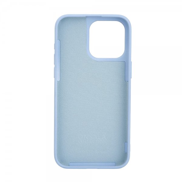 Onsala iPhone 15 Pro Max Deksel Silicone Touch MagSeries Lyseblå