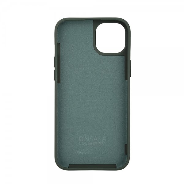 Onsala iPhone 15 Deksel Silicone Touch MagSeries Olive Green