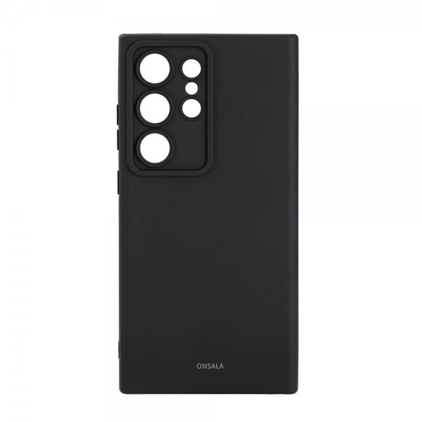 Onsala Samsung Galaxy S24 Ultra Deksel Silikon Svart