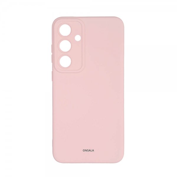 Onsala Samsung Galaxy S24 Plus Deksel Silikon Chalk Pink