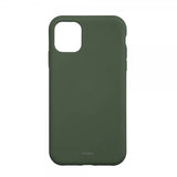 Onsala iPhone 11 Deksel Silicone Touch Olive Green