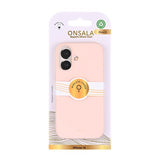 Onsala iPhone 16 Deksel Silicone Touch Chalk Pink