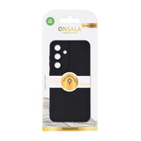 Onsala Samsung Galaxy S25 Deksel Silicone Touch Svart