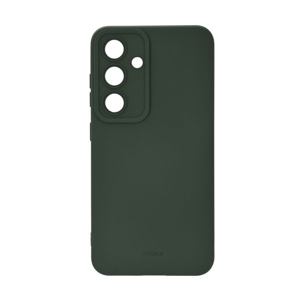 Onsala Samsung Galaxy S25 Deksel Silicone Touch Olivengrønn