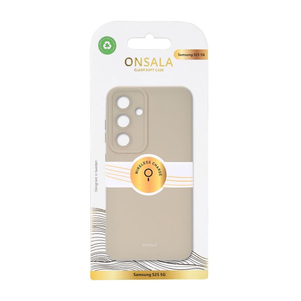 Onsala Samsung Galaxy S25 Deksel Silicone Touch Betong