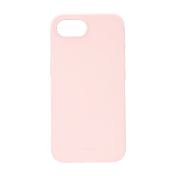 Onsala iPhone 16e/17e Deksel Silicone Touch Chalk Pink