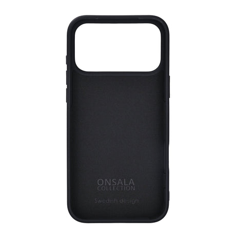 Onsala iPhone 17 Pro Max/iPhone 18 Pro Max Deksel Silikonfølelse Svart
