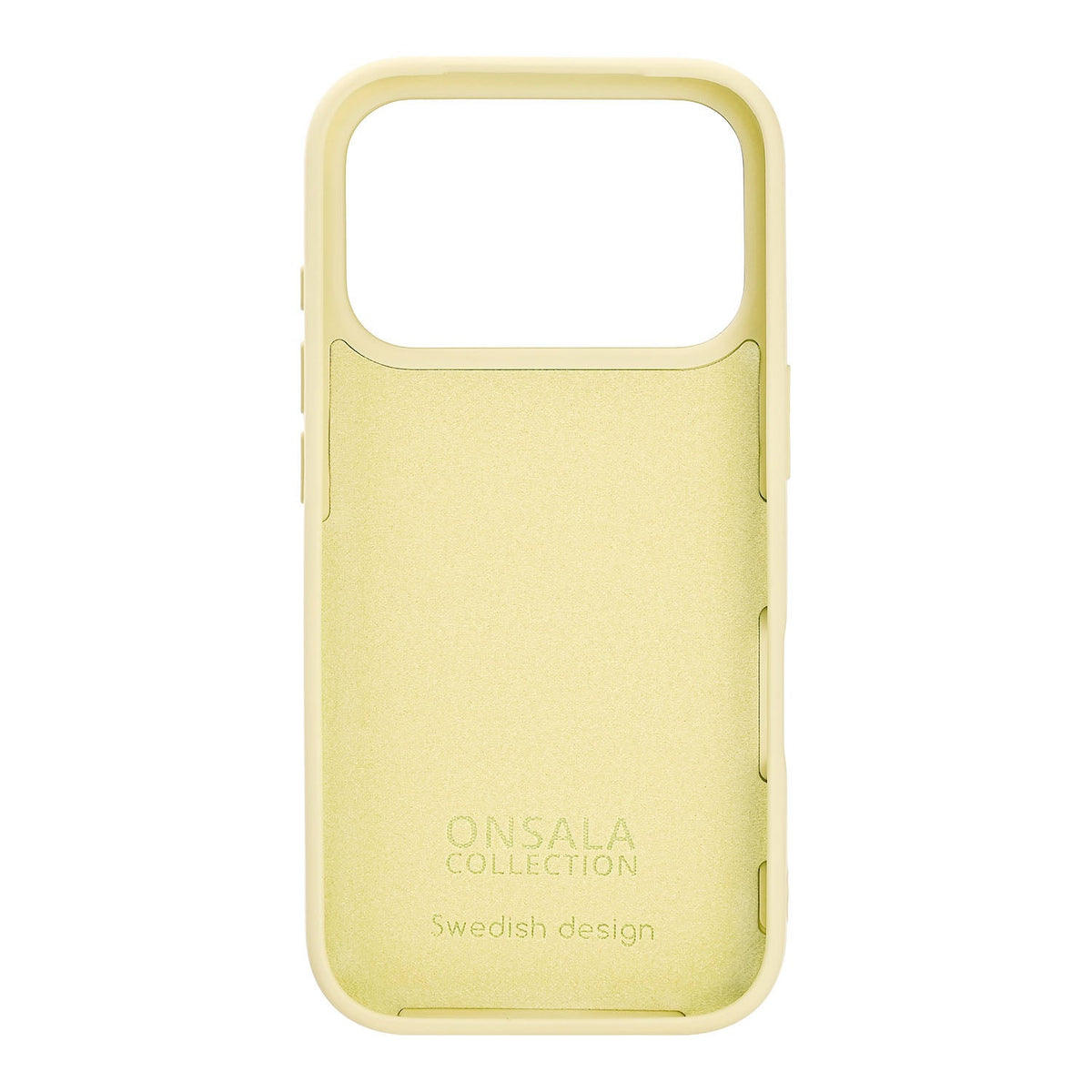 Onsala iPhone 17 Pro/iPhone 18 Pro Deksel Silikonfølelse Lemon
