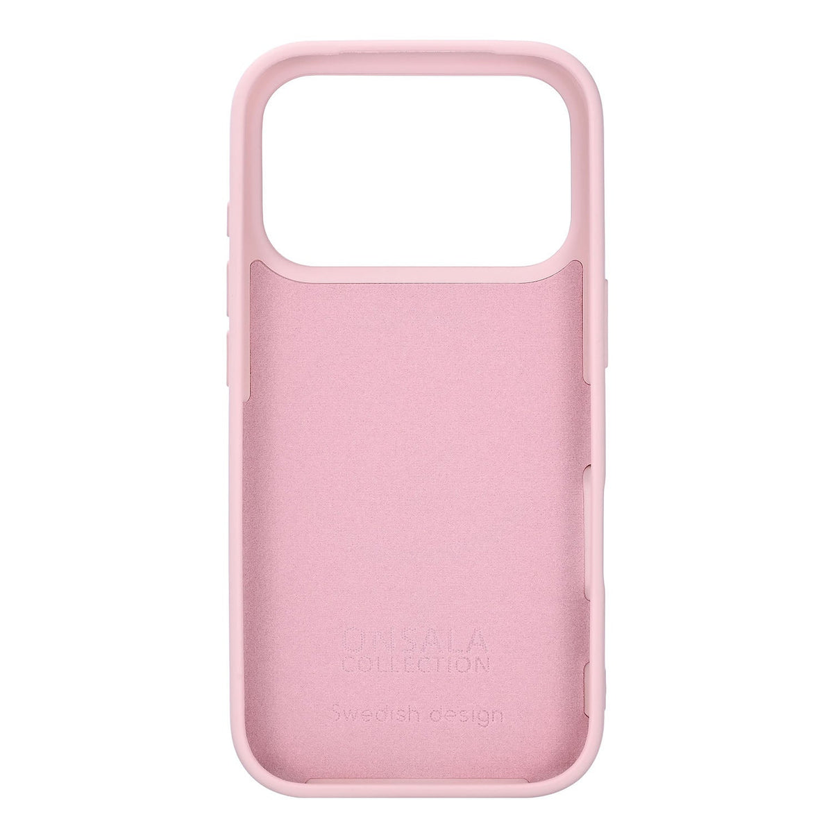 Onsala iPhone 17 Pro/iPhone 18 Pro Deksel Silikonfølelse Chalk Pink