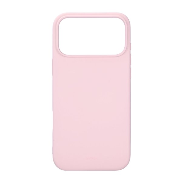 Onsala iPhone 17 Pro Max Deksel Silicone Touch Chalk Pink