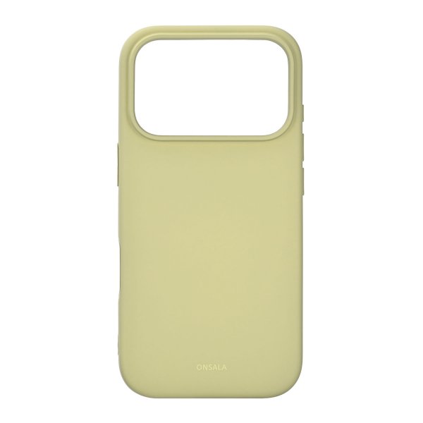 Onsala iPhone 17 Pro Deksel Silicone Touch Lime