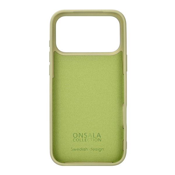 Onsala iPhone 17 Pro Max Deksel Silicone Touch Lime