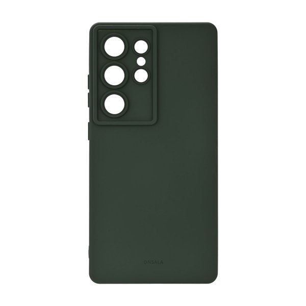 Onsala Samsung Galaxy S26 Ultra Deksel Silicone Touch Olive Green