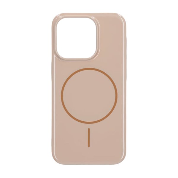 iPhone 15 Pro Deksel TPU MagSafe Glatt Gull