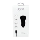 Gear Billader 1xUSB 1A Micro-USB kabel 1m Svart