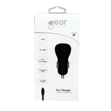 Gear Billader 2xUSB 2.4A Micro-USB Kabel 1m Svart