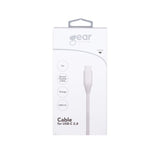Gear Ladekabel USB-A til USB-C 3m Hvit