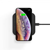 Zens Single Aluminium Trådløs Charger with Wall Charger