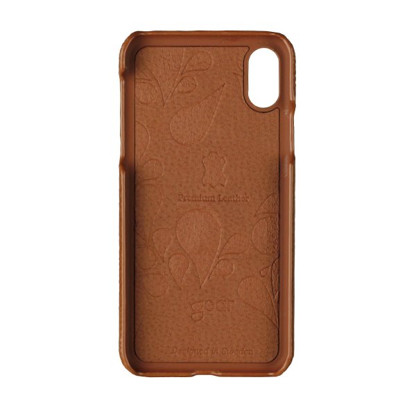 Onsala iPhone X/Xs Deksel Ekte Skinn Brun